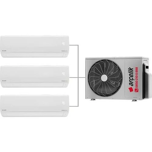 Arçelik Multi Klima Duvar Tipi 3+1 İnverter 12+12+12 24000Btu Klima ZM24104-12+12+12