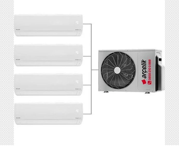 Arçelik Multi Klima  Duvar Tipi 9K+9K+12K+12K 4+1 İnverter  30000BTU Klima ZM30105 MD